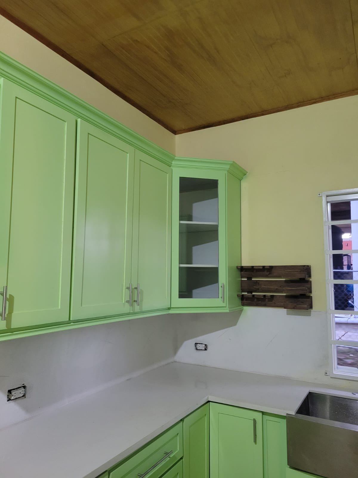 Modern custom kitchen remodel project in Trinidad featuring tailored cabinetry and premium finishes